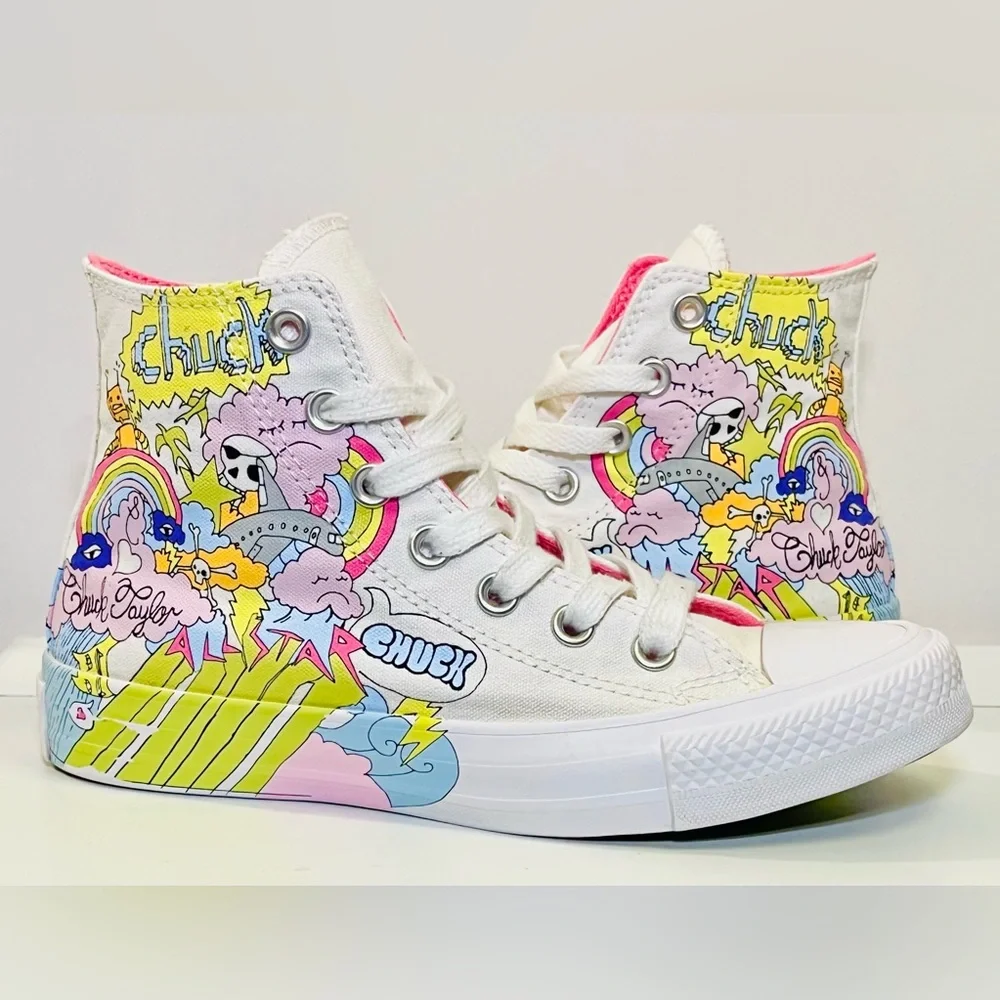 Converse Kith x Disney x Notebook Print Chuck Taylor All Star - Picture 1 of 7